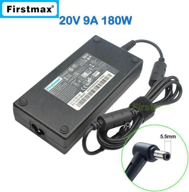 Main image of 20V 9A 180W AC Adapter for MSI P65 Creator 8RE MS-16Q3 8SD 8SE 9SD 9SE MS-16Q4 8RF MS-16Q2 9SC MS-16Q5 Laptop Charger