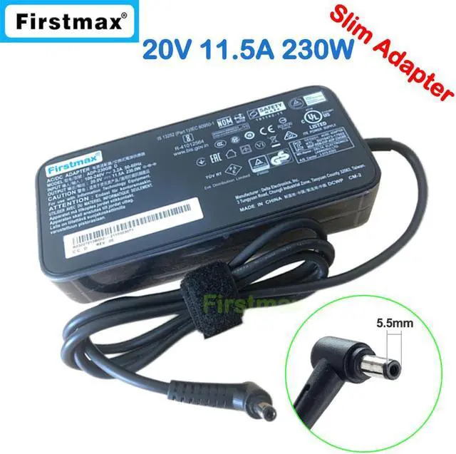 Main image of 20V 11.5A 230W AC Adapter ADP-230GB D Laptop Charger for MSI GS66 GS76 Stealth 11UE 11UG 11UH MS-16V4 MS-17M1 WS76 11UK 11UM
