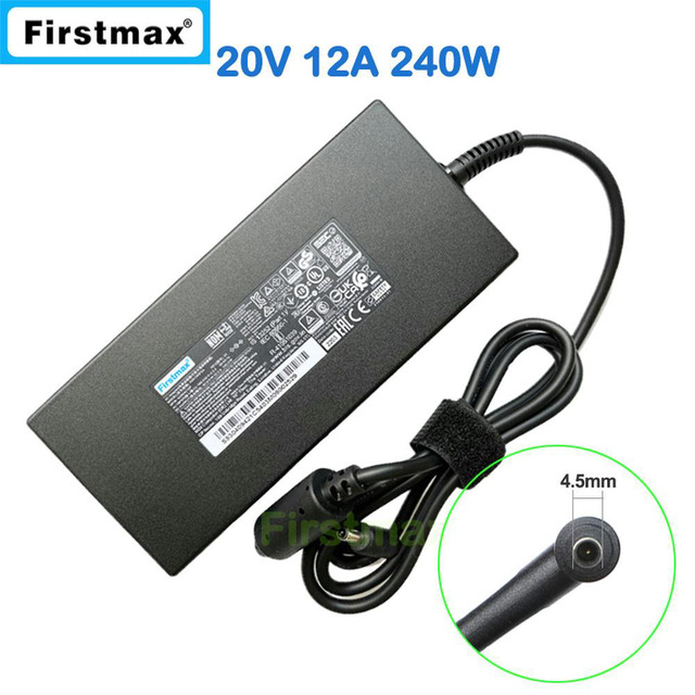 thumbnail image 2 of Moe-tech 240W Laptop Charger For MSI Sword 15 A12UE A12UE-605 – Chicony A20-240P2A Replacement, 20V 12A 2 of 3
