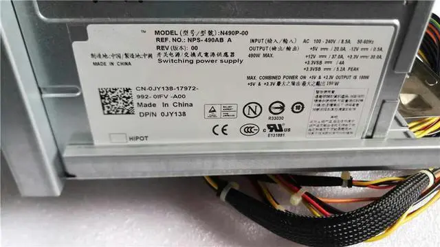 Main image of Power Supply for JY138 DU643 490W 8.5A 60Hz 240V N490P-00 NPS-490AB A