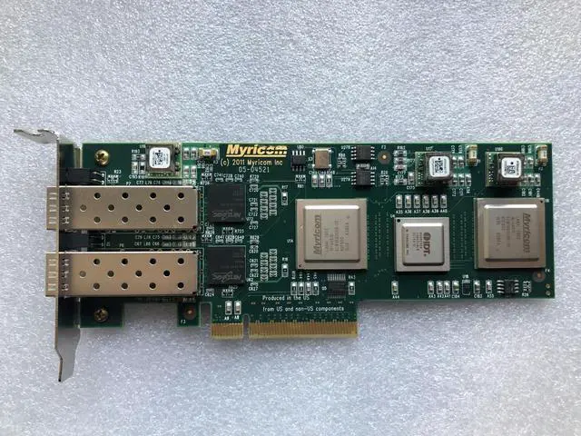 Main image of Myricom 10G-PCIE2-8B2-2S 2U 2-Port 10Gb/s PCI-E x8 SFP+ Ethernet Network AdapterMyricom 10G-PCIE2-8B2-2S 2U 2-Port 10Gb/s PCI-E