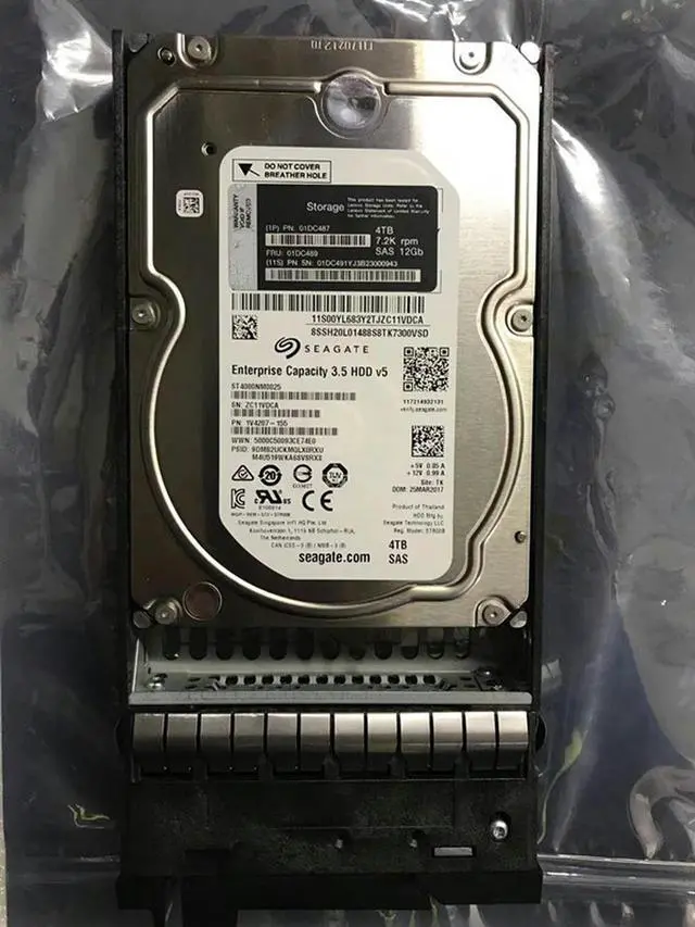 Main image of Hard disk for 01DC487 01DC489 4TB 12G SASDS2200 DS4200 3.5' 7.2K