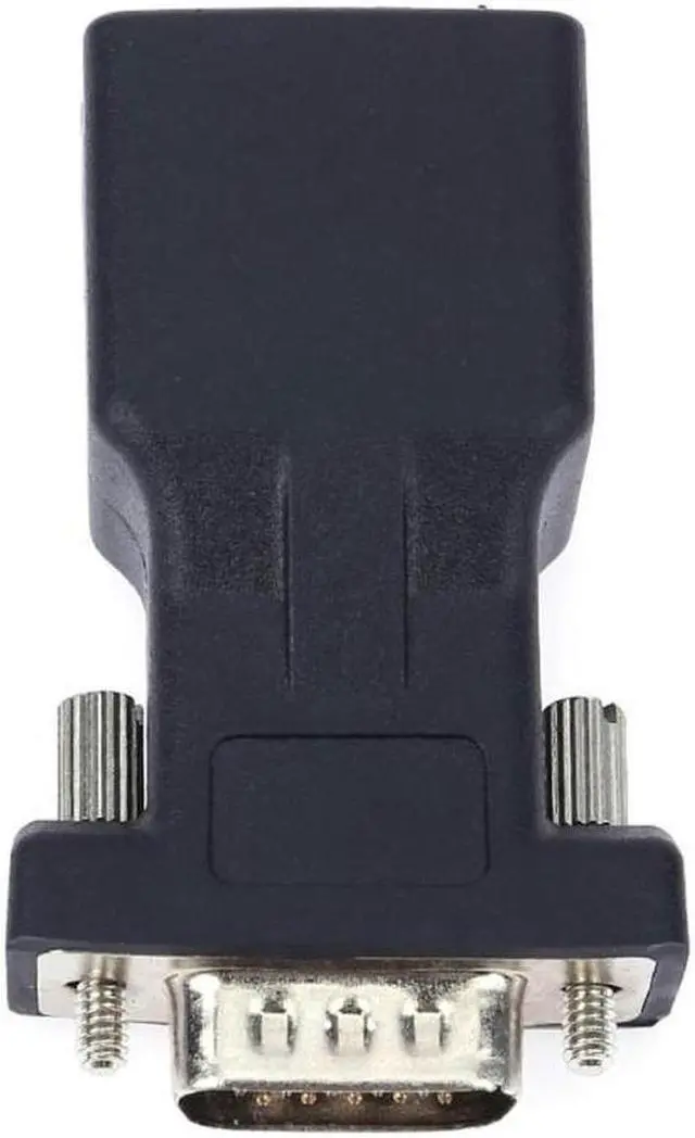 Main image of RJ45 to RS232 Extender Male to LAN CAT5 CAT6 RJ45 Network Ethernet Cable Female Adapter Computer Extra Switch Converter