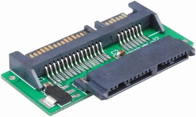 Main image of 1.8" Micro SATA to 7+15 22Pin 2.5 inch SATA Adapter Converter Card Fit in 2 5" Hard Disk Drive