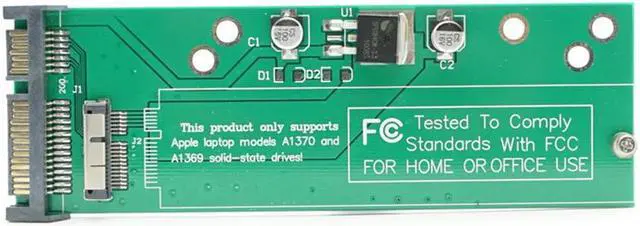 Main image of Adapter Card to 2.5'' SATA for 2010 2011 MacBook Air A1370 A1369 SSD