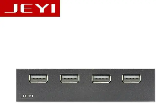 Main image of 4 Ports USB 2.0 Hub USB2.0 Adapter PC Front Panel Expansion Bracket with 10Pin Cable For Desktop 3.5 Inch FDD Floppy Bay