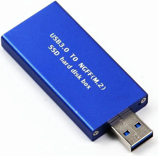 Main image of Compact USB 3.0 USB3.0 to M.2 NGFF B Key SSD 2230 2242 Adapter Card Converter Enclosure Case Cover Box