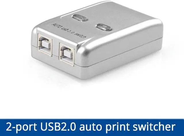 Main image of USB2.0 Auto Selector Switch Printer 2 Port  Flash Driver Mouse Sharing Switcher Hotkey Software Control  MT-SW221-CH