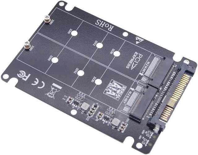 Main image of 2 ports NGFF M.2 NVME to U.2 Adapter Card Dual SSD to U.2 SFF-8639 Adapter Card U2 To 2 ports nvme