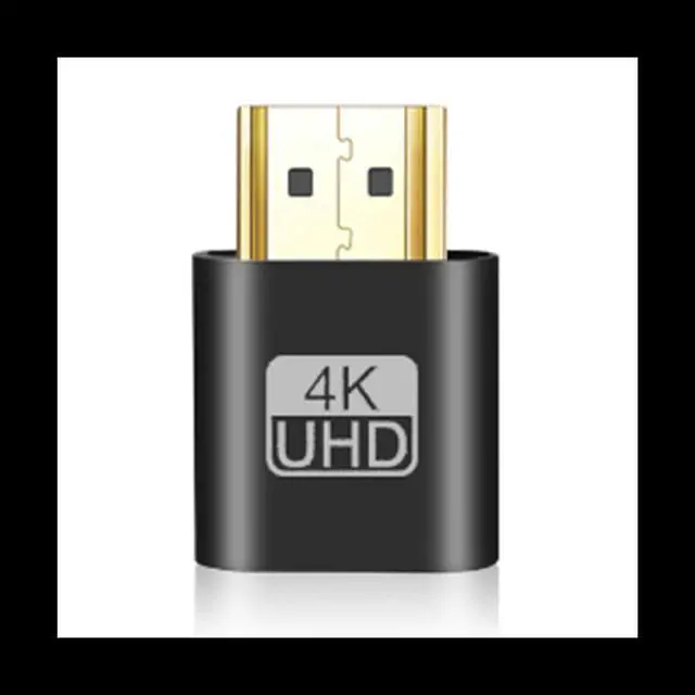 Main image of HDMI-Compatible Virtual Display 4K DDC EDID Dummy Plug EDID Display Cheat Virtual Plug HDMI-Compatible Dummy Emulator A