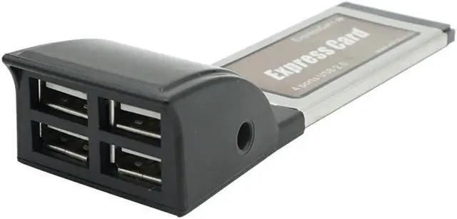 Main image of Expresscard to 4 ports usb2.0 Adapter 34mm Expresscard to usb External 5V DC jack 480Mbps transfer