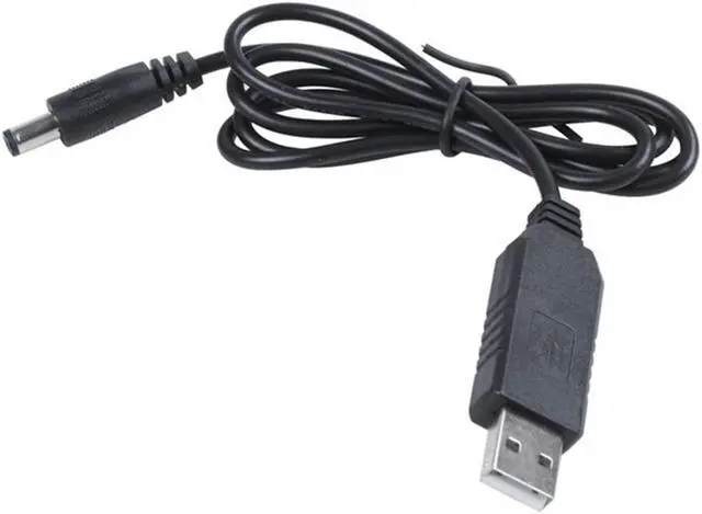 Main image of 5V To DC 12V 2.1Mm X 5.5Mm Module Converter DC Barrel Male Connector Jack Power Cable Plug,USB To DC Cable -1M