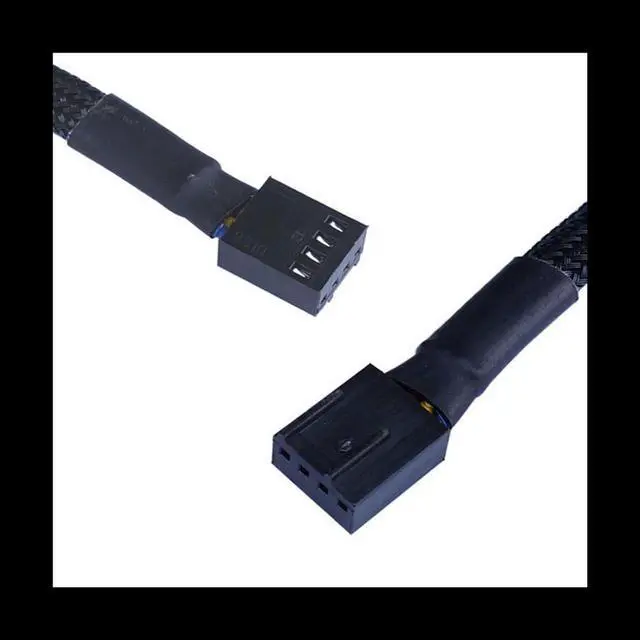 Main image of PWM Fan Hub, PC CPU Cooling 4 PIN Fan Power Cable Hub Splitter Adapter Desktop Computer Cooler Case Fans 1 to 5 Way, A