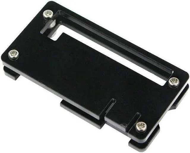 Main image of With Heatsink Acrylic Protector Cover Case for Raspberry Pi Zero(Black)
