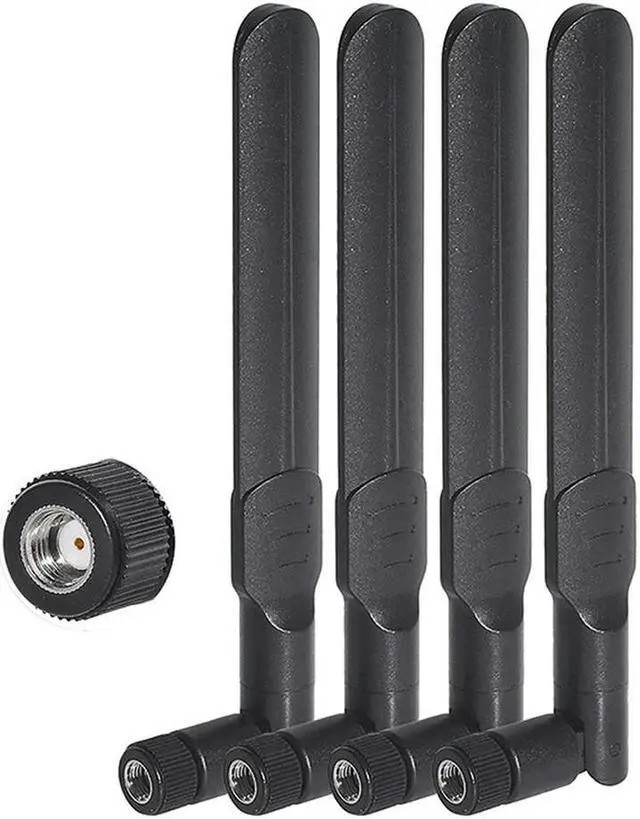 Main image of 4PCS Dual Band Antenna 2.4Ghz 5Ghz 5.8Ghz 8Dbi MIMO RP-SMA Male Antenna For Router Wireless Network Card