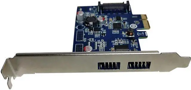 Main image of PCIe 2 ports usb External 2 port 9pin 9-pin USB2.0 expansion card Bluetooth usb PCI-E adapter converter card
