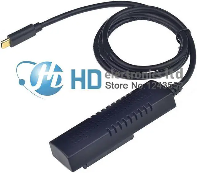 Main image of USB 3.1 USB3.1 to 7+15P 7+15 Pin SATA 3.0 III HDD SSD Type-C SATA 6G Cable Adapter