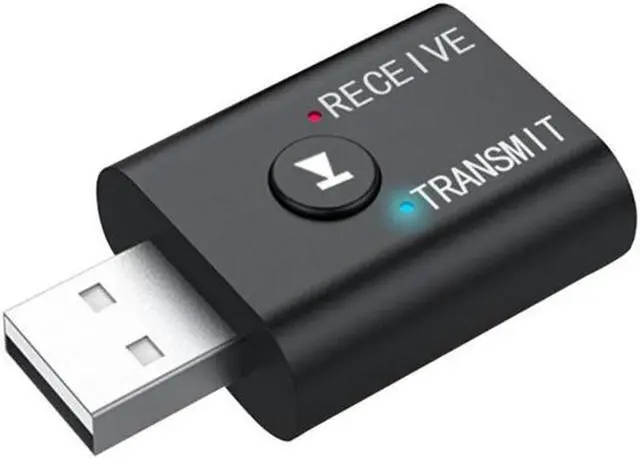 Main image of 2-In-1 USB Bluetooth Audio Transmitter Receiver Adapter HiFi Wireless Audio Adapter with 3.5mm AUX Cable for TV PC Car