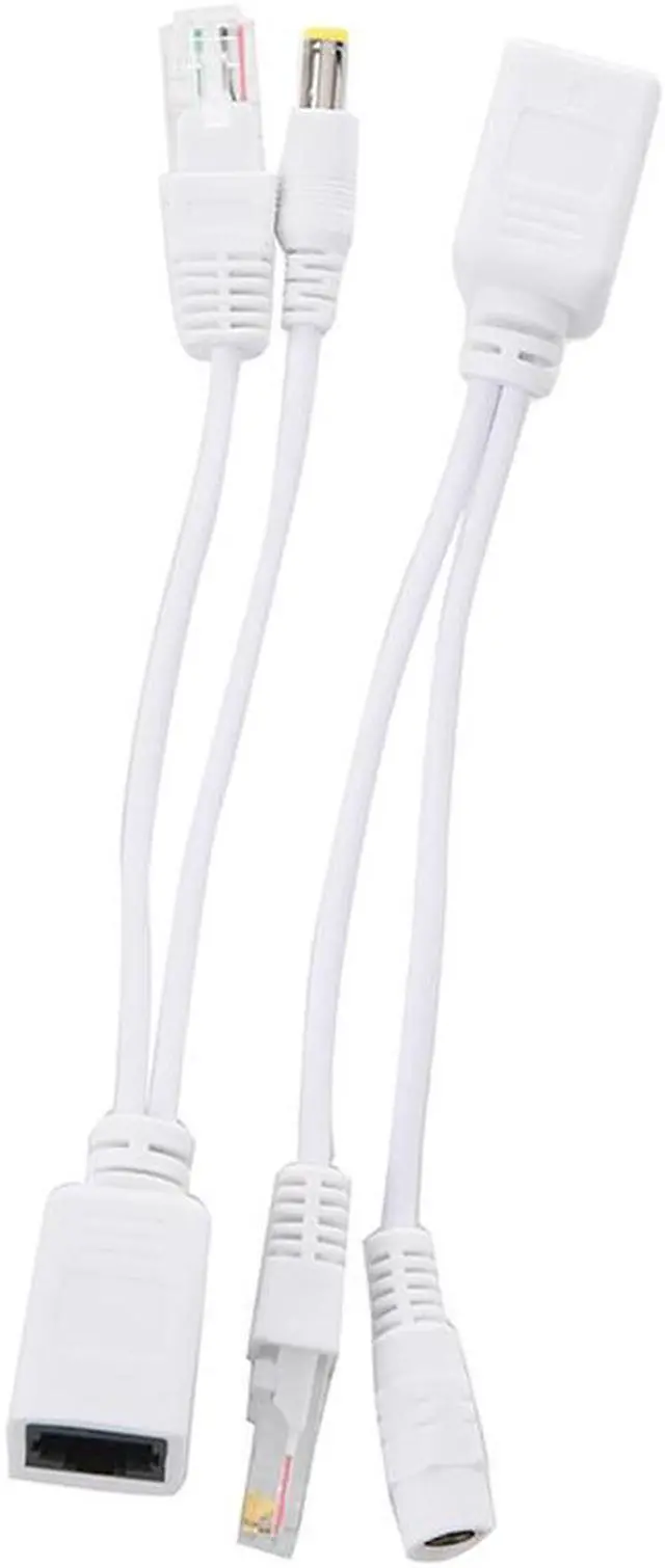Main image of Passive Power over Ethernet PoE Adapter Injector + Splitter Kit 5v 12v 24v 48v