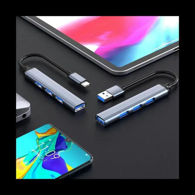 Main image of 4 Ports USB Hub Splitter Multi Hub USB to USB 3.0 Adapter USB Several Ports Power Adapter