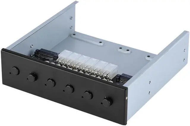 Main image of Multi-System Front Panel Expansion with 5.25 Optical Drive  6 SATA Hard Drive Power Control Switches