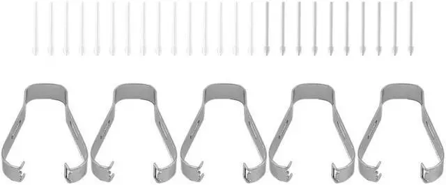 Main image of For Stylus Nib S6 Nib S7 Refill N10 Replaceable S22 Nib N20 Refill 1 Set 15 White and 10 Gray Pen Heads+5 Clips