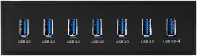 Main image of 5.25 PC Optical drive front panel 19Pin 7 ports USB3.0+2.1A fast Phone charging USB 3.0 HUB Multi USB Splitter