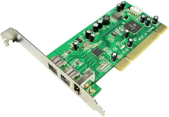 Main image of IOCREST PCI Combo 2x 1394b + 1x 1394a Firewire Ports PCI Controller Card 1394 card TI Chipset