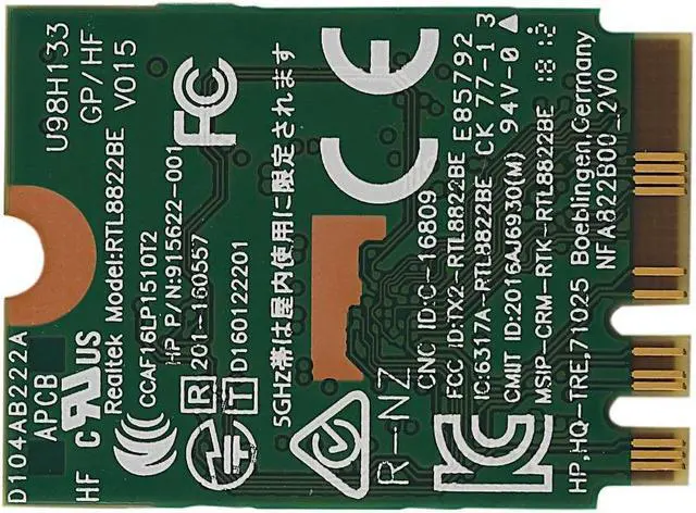 Main image of AC Adapter for RTL8822BE NGFF M.2 802.11Ac 2.4G/5GHz Wireless Card+Bluetooth 4.1 FRU: 01AX711 01AX712 for