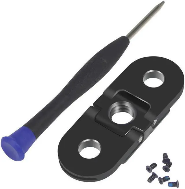 Main image of Metal Finger Tripod Mount Adapter Dual Port 1/4 Thread Hole Folding Base for GoPro 10/9/8/Max Sports Cameras Accessories