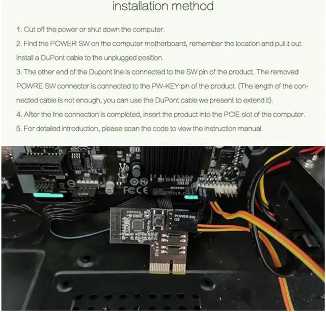 Main image of Computer Remote Switch Smart PC Start Starting Up Card Startup Card Work with Sinilink Smart Home for , A