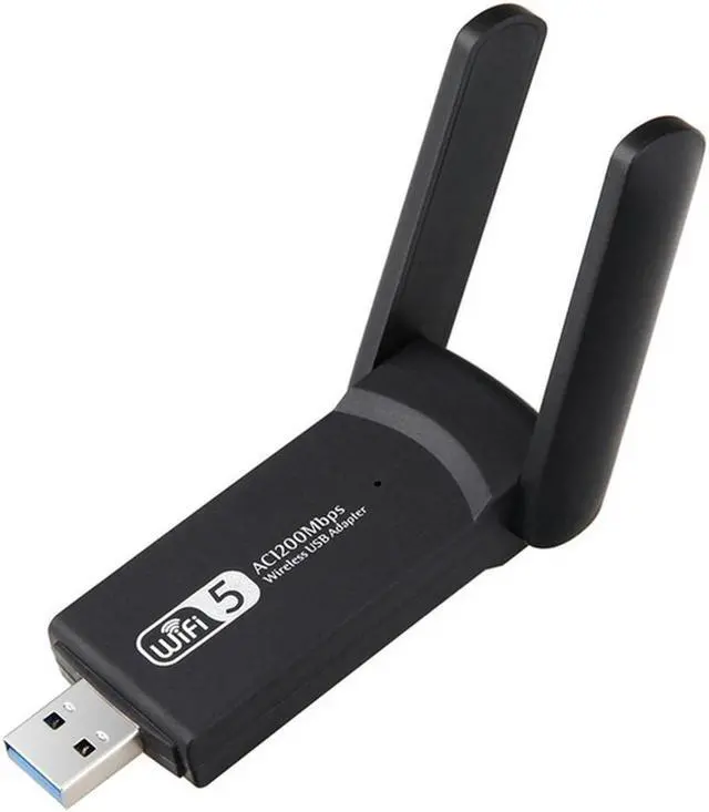 Main image of 1200Mbps 5 USB Adapter 5G/2.4Ghz USB3.0 Wi-Fi Dongle Wireless 802.11Ax Network Card Wireless Network Card