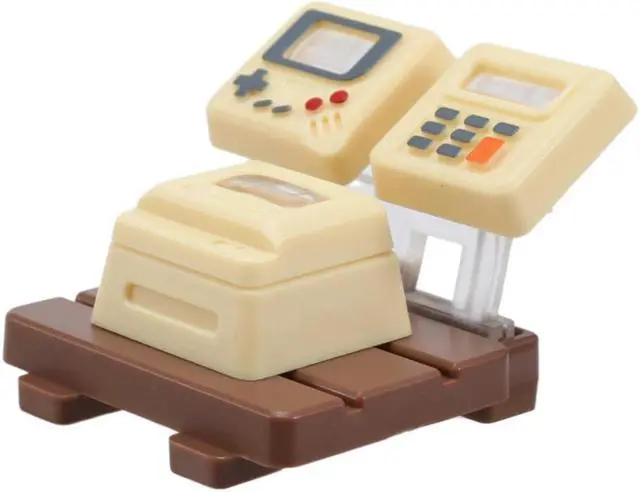 Main image of K-04 Keyboard Keycaps 3In1 for Mechanical Classic Retro Cute Key Cap Suit Cute Button Personalized Keycaps, Light Yellow