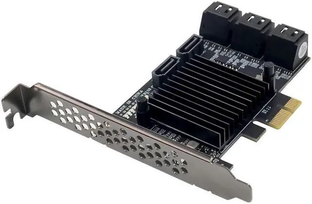 Main image of 8 Port SATA 3 PCI Express Expansion Card PCI-E SATA Controller PCIE 1X to SATA3.0 6Gb Adapter Add On Cards Marvell  chip 9215