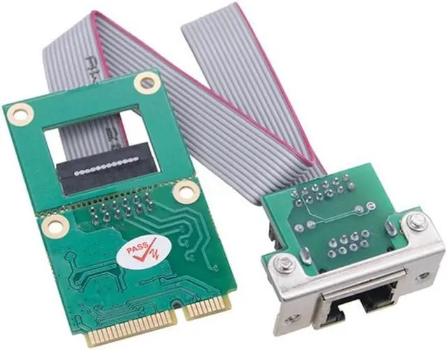 Main image of Mini PCI-E Network Card 1000Mbps Gigabit Ethernet NIC Adapter RTL8111F PCI Express 10/100/1000M RJ45 LAN