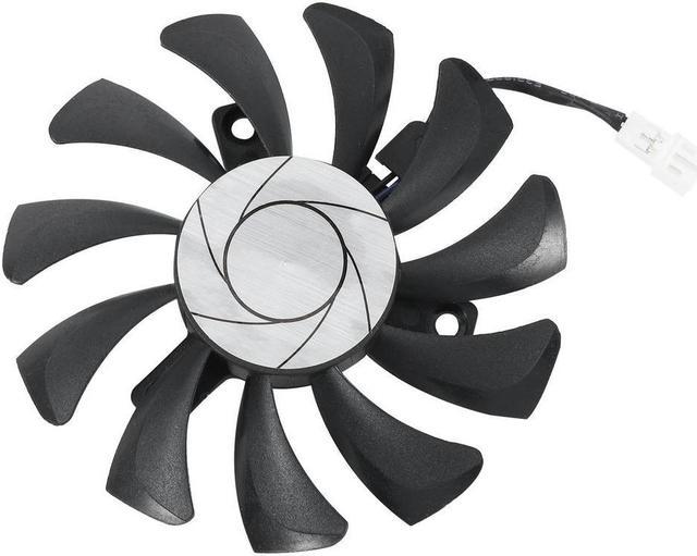 HA8010H12F Z 75MM 2Pin GTX1050Ti GPU Cooler DUAL Fan for MSI