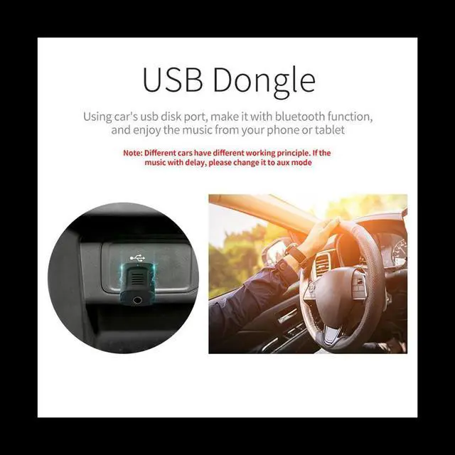 Main image of 4 in 1 USB Bluetooth 5.0 Audio Receiver Transmitter Adapter RCA 3.5Mm for PC TV Headphones Home Car Stereo Sound System