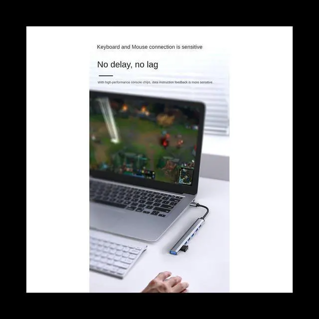 Main image of 7 in 1 USB 3.0 HUB Multi Splitter Adapter OTG USB Adapter 7 in 1 USB HUB Cable Splitter USB-C Converter