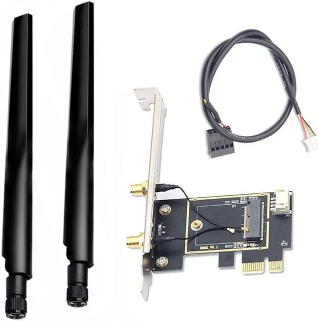 Main image of PCIE Card Adapter Wireless Network Card M2 NGFF Bluetooth Converter for Desktop Wi-Fi 8260 8265NGW AX200 9260 7265