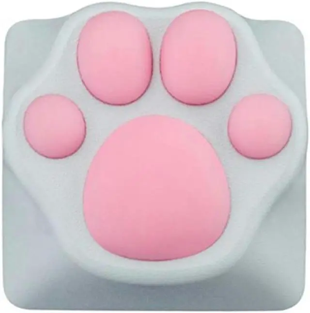 Main image of Silicone Cute Paws Artisan Cat Paws Pad Keyboard KeyCaps for Cherry MX Switches Personality Soft Feel Cat Keycap, A