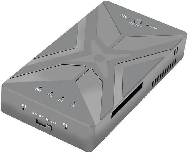 Main image of Type-C USB3.2 Gen2 20Gbps Dual Bay M.2 Enclosure for NVME SSDs, M.2 SSD Case with RAID Support