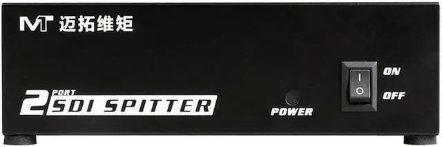 Main image of 2 Port SDI Splitter 1 input 2 output Distributor Support SD HD 3G SD102 for Security Camera Video Recorder