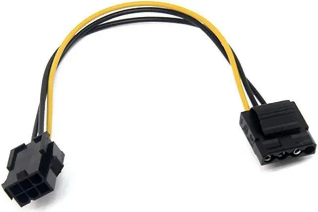 Main image of 10 Pcs Molex to PCI-E Power Adapter IDE 4Pin 4 Pin Female to 6 Pin Female 6Pin Graphics Video Card Converter Cable