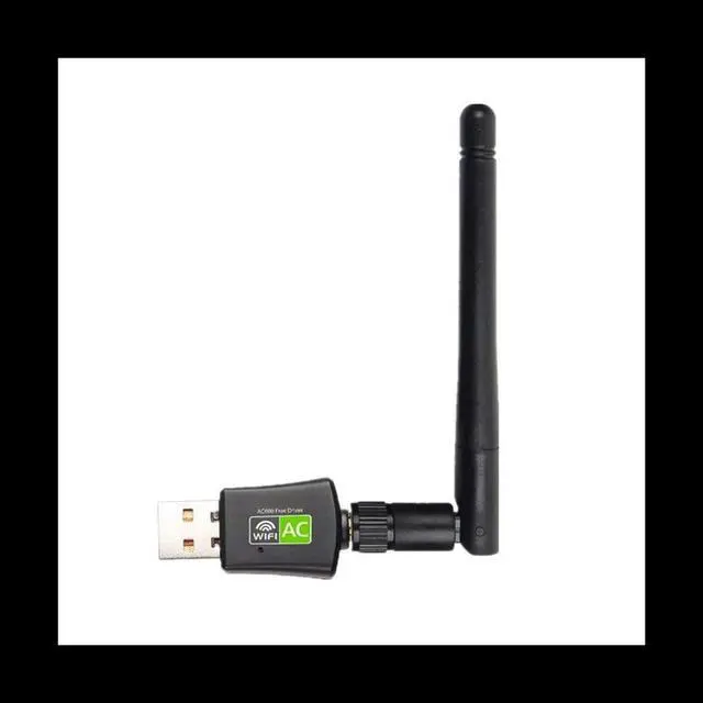 Main image of USB Adapter 600Mbps Dual Band 2.4G 5Ghz Antenna USB Lan Ethernet PC AC Receiver Wireless Adapter Network Card