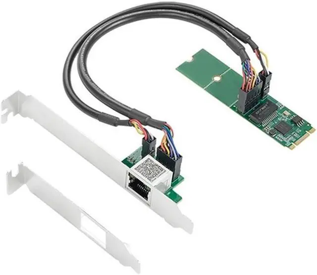 Main image of I225 2.5G 2500Mbps Network Card M.2 B Key M Key To Pcie 2.5Gb Ethernet Card RJ45 LAN B/M Key Laptop Controler Card Network Card