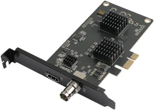 Main image of IOCREST 2 Channels SDI+HDMI Compatible HD PCIe Capture Card Switch Game Live Broadcast PS4/NS Camera SLR 4k Recording Vmix
