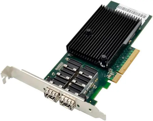 Main image of PCIe X8 to Dual 10GbE SFP+ Ethernet NIC Network Card PCI-E X8 to 10 Gigabit Fiber Network Card XL710 Chipset 10000Mbps 2 LAN