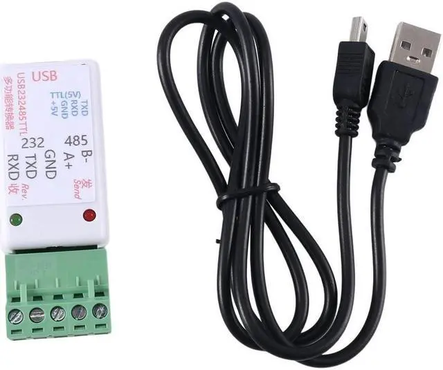 Main image of 3 In1 USB 232 485 TO RS485 / USB TO RS232 / 232 TO 485 Converter Adapter Ch340 W/LED for WIN7,Linux PLC Access Control