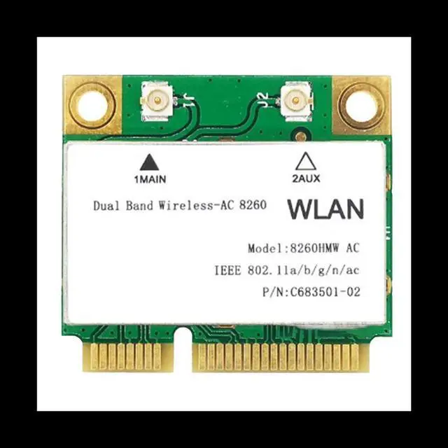 Main image of 1200M Wireless LAN Dual Band 2.4G 5Ghz Bluetooth 4.2 Gigabit Wireless LAN Adapter for Win7 Win8 Win10 Linux 8260HMW