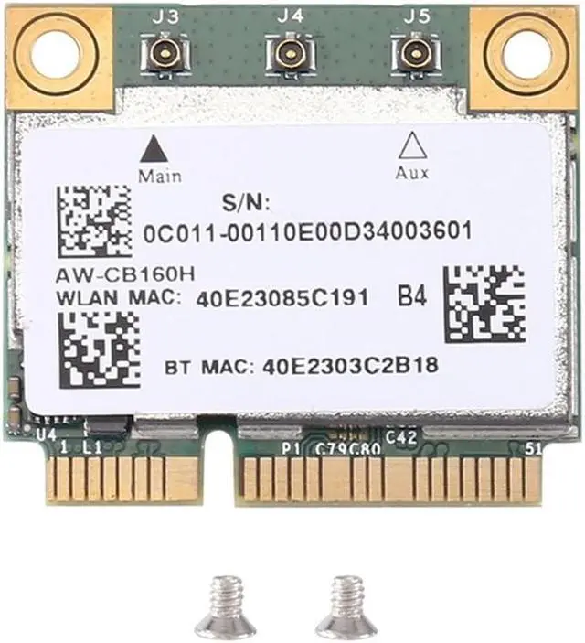 Main image of 802.11AC 1300Mbps Wireless BT 4.0 Mini PCI-E Card For Azurewave BCM94360HMB Card